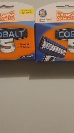 2 Pks of Cobalt 5 Blades+Trimmer