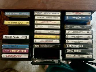 Old cassettes with case
