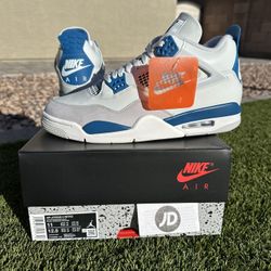 Nike Air Jordan 4 Retro Military Blue (2024) NEW/RECEIPT SIZE: 11 $220 FIRM ONLY!