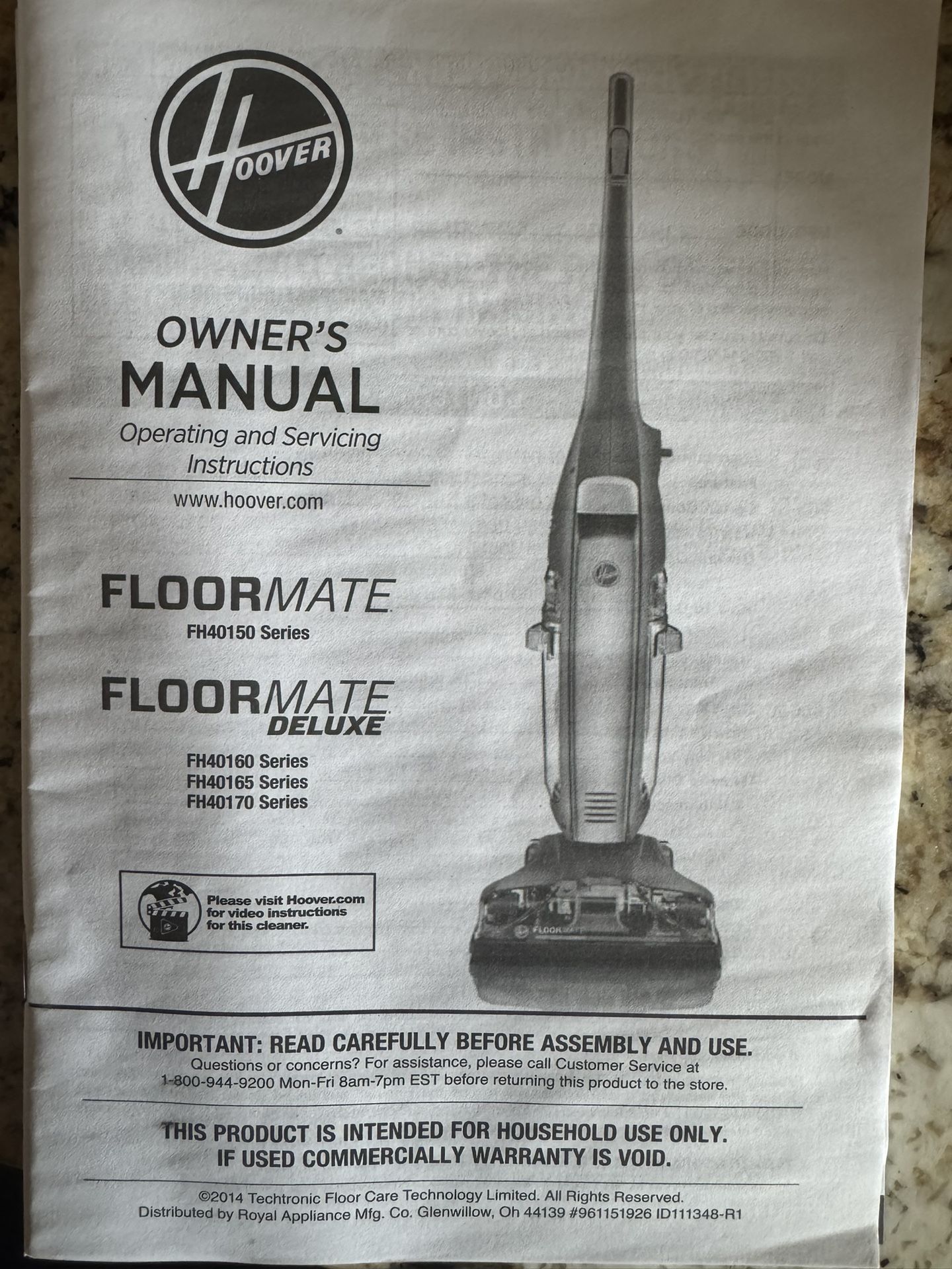 Hoover Floor Mate Deluxe