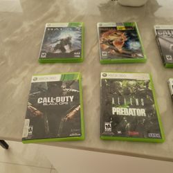 Xbox 360 Games (Alien Vs. Predator, Call Of Duty Black Ops , Black Ops 2, Dead Island, Halo Reach, Halo 4, Mortal Kombat, & Sonic Unleashed
