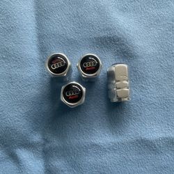 audi 4pcs tire caps