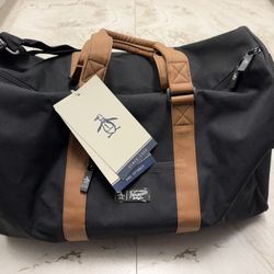 New Penguin duffle bag  W 20.5”  H 11.75” D  11” Luggage Backpack Nike Jordan Adidas Jacket Jersey Vest Patagonia Weights Carhartt  Pick up 61st/ 1st