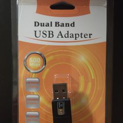 WIFI USB FOR PC COMPUTER - 600 MBPS DUAL BAND 2,4 GHZ & 5 GHZ. Runs Great LOOK