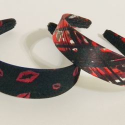 Satin Non-Slip Wide Headband Set of 2