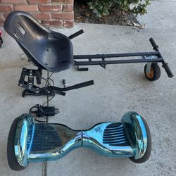 Hover Board + Go Kart Attachment 