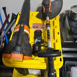 WORX Leaf Blower & Weed Trimmer