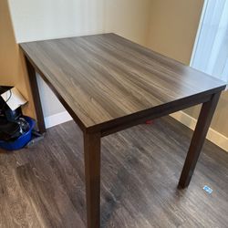 Table And 2 Chairs (counter Height) 