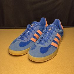 Adidas Gazelle Women’s Indoor Shoes Blue Semi Pink Spark Gum Size 9