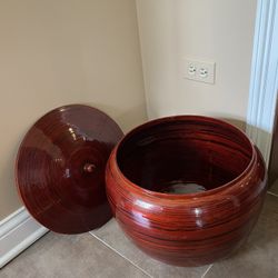 Med Decor Vase With Cover