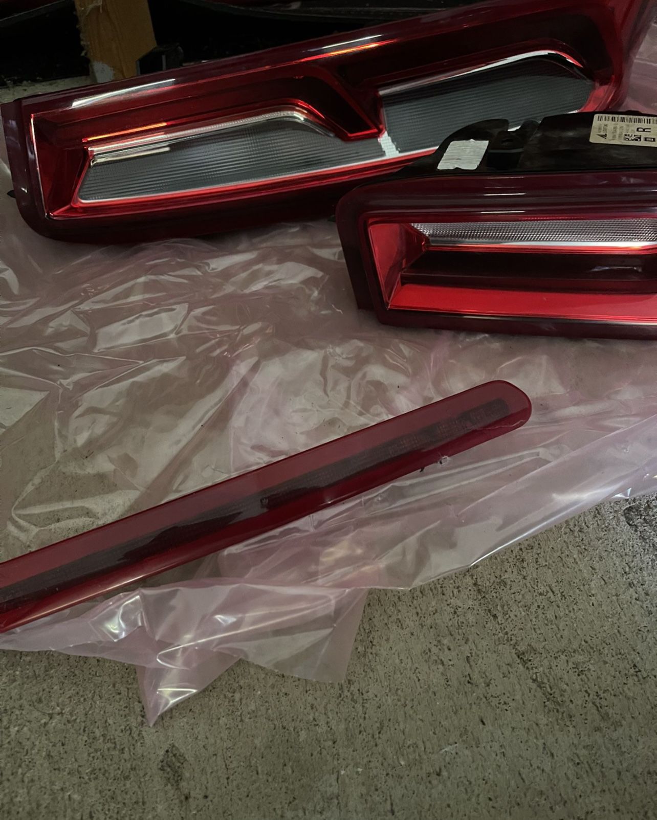 2017 Chevy Camaro OEM Rear Lights And Wing. 