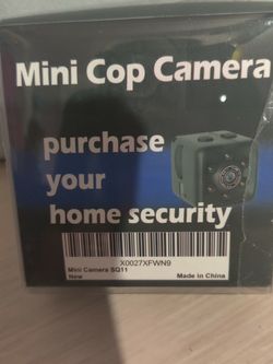 Mini Cop Camera SQ 11 Open Box. $ 10