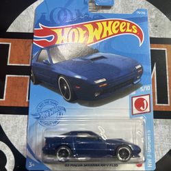 Hot Wheels blue Mazda RX-7 #176/250 #mazda #hotwheels