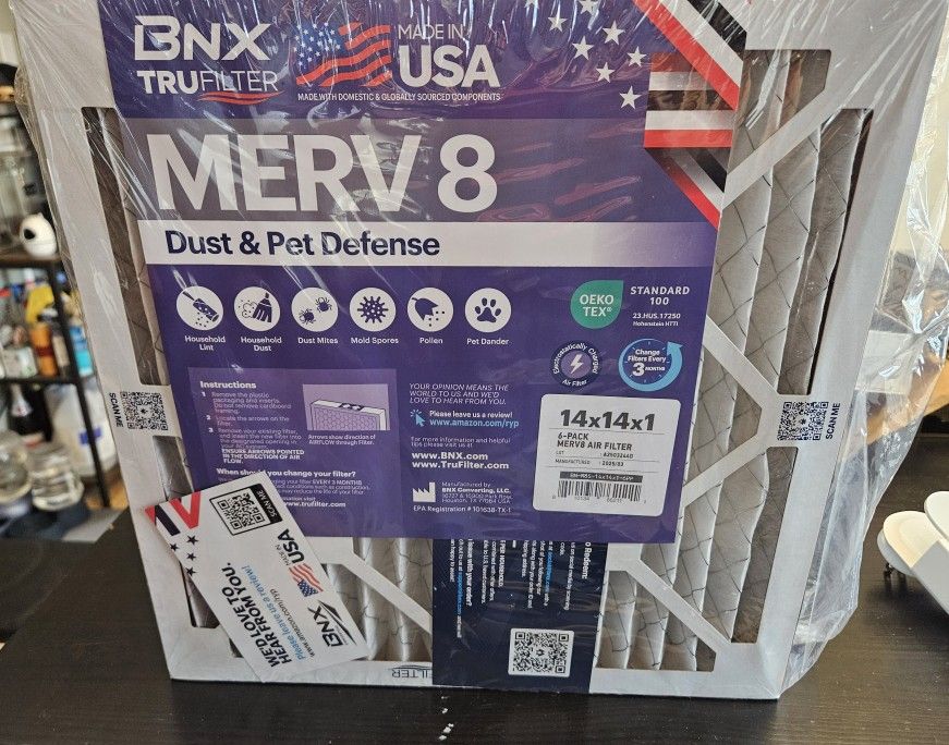 Unopened 14x14x1 Filters