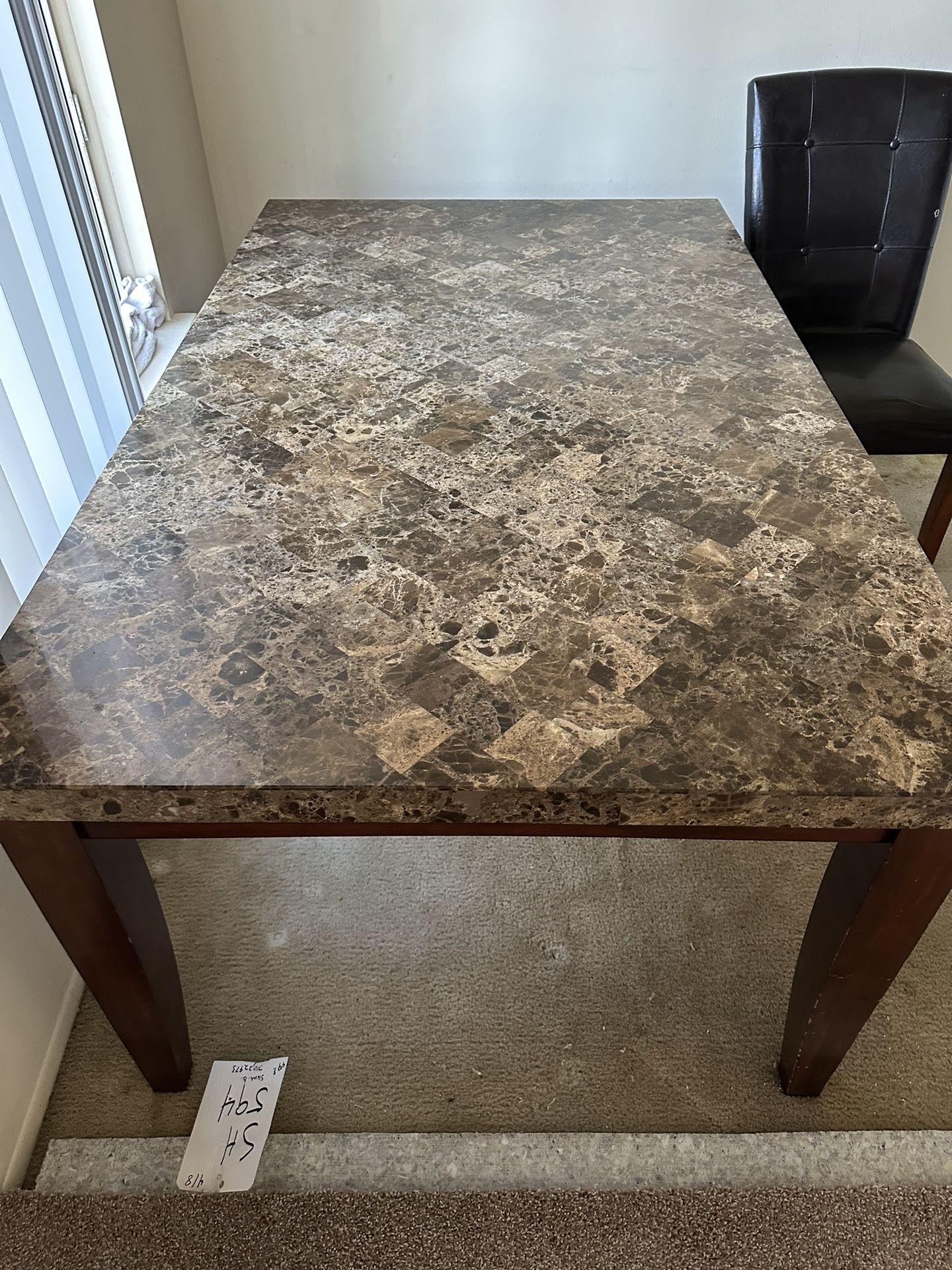 6 Chair Dining Room Table