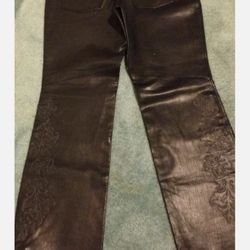 Harley Davidson Women Riding Leather Pants Nwt