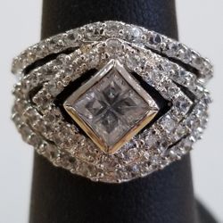 Plated Ring Set With Czs 