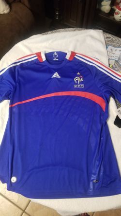 Adidas France 2008 Home Jersey Size XL
