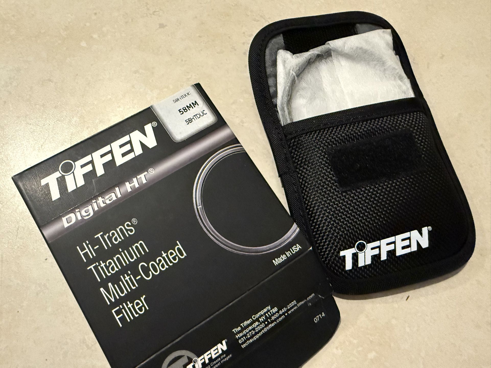 Tiffen 58mm Digital HT Ultra Clear  UV Lens Filter