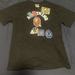 Bape Men's Multi Color T-Shirt Medium