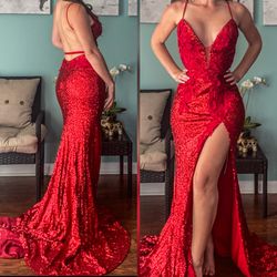 NWT Jovani Red Prom Dress