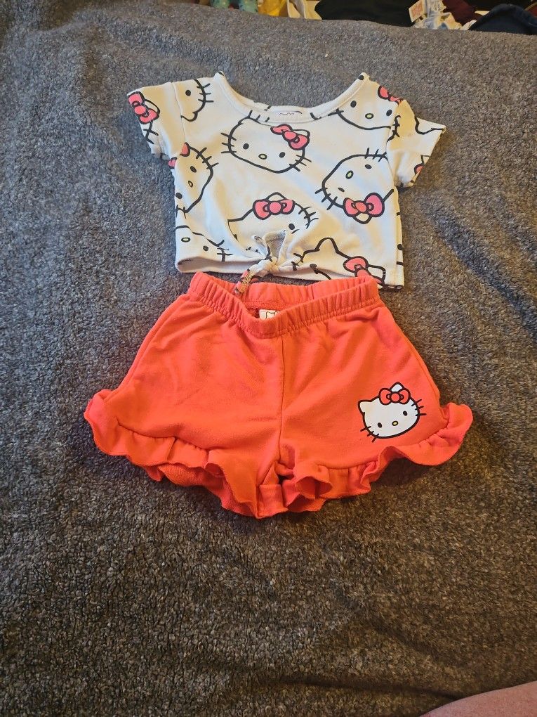 Toddler Girl Hello Kitty Set