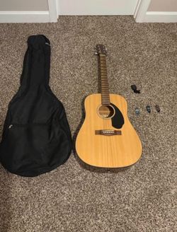 Fender CD-60S Acoustic Guitar Bundle | FIRST COME FIRST SERVE