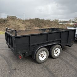 2012 6 X 12 Dump Trailer 10k