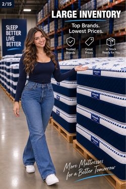 Brand New Ortho Supreme Mattresses – prices vary by size- Enjoy fast Free Delivery - Hablamos espanol