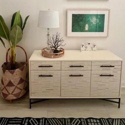 WEST ELM CONSOLE STORAGE