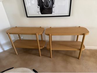 2 IKEA Listerby console table