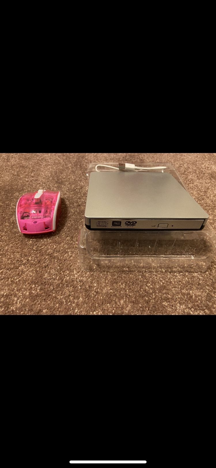 DVD Writer And Wireless Mouse