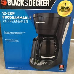 Black&decker 12 cup programmable brand new coffee maker