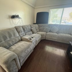 6 Piece Reclining Sectional