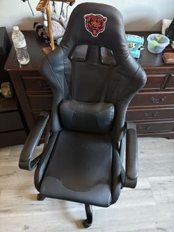 Gaming Chair Bears Logo On It