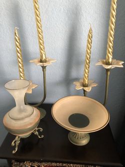 Beautiful Champagne Peach And Green Home Decor