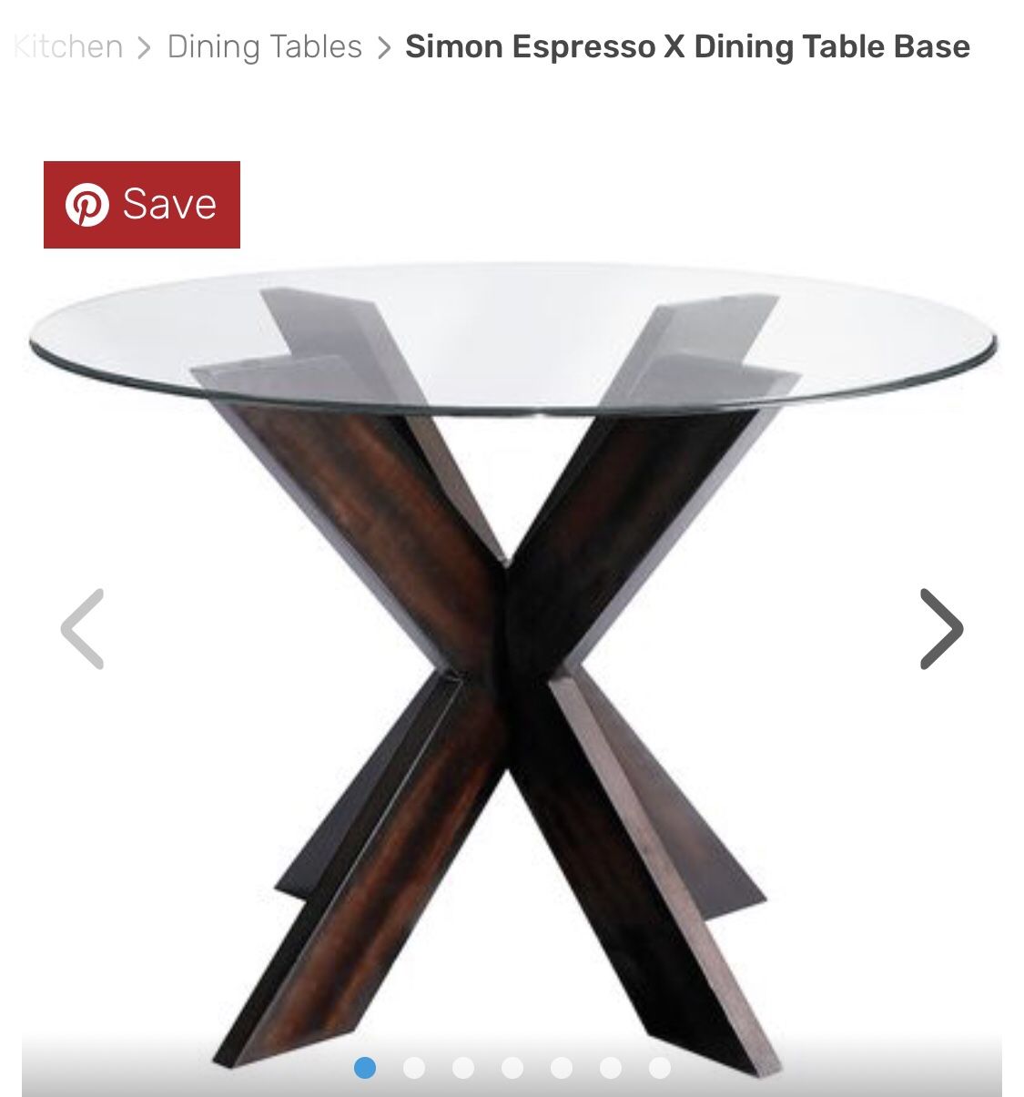 Dining Table (Base and Table Top Included)