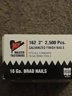 2 inch 16 gauge brad nails