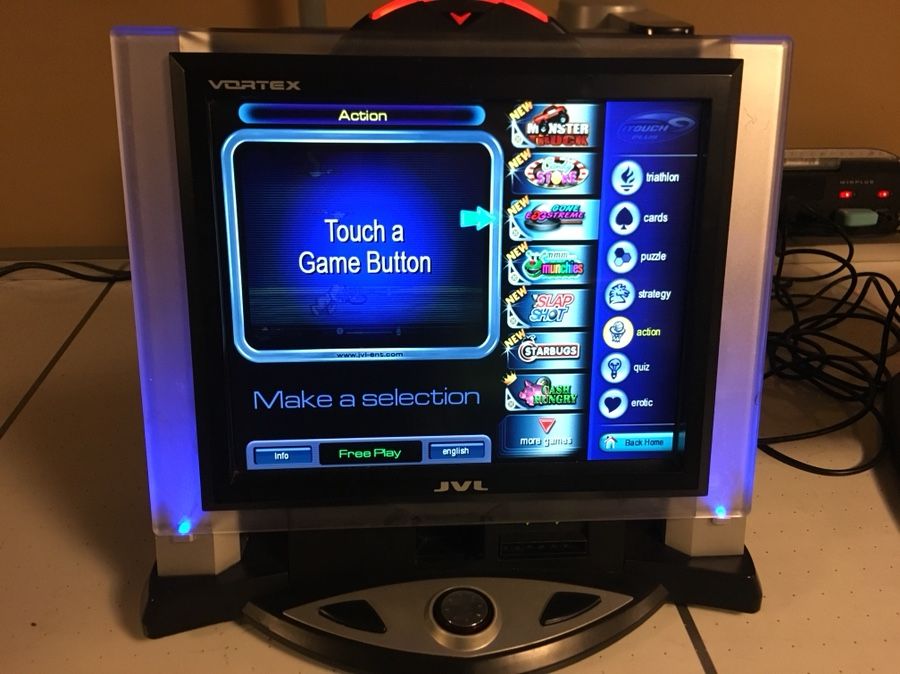 JVL Vortex Touchscreen Game megatouch