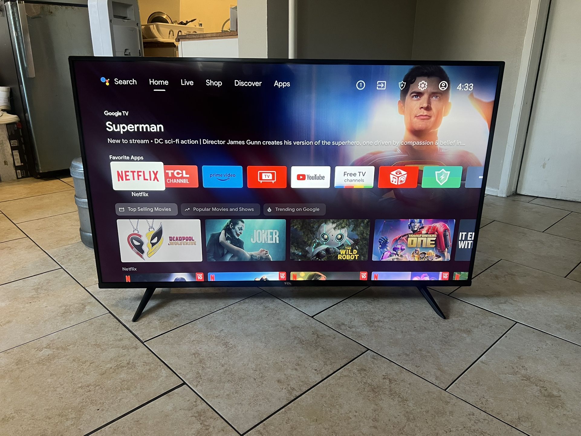 50 Inch 4K TCL Smart TV 