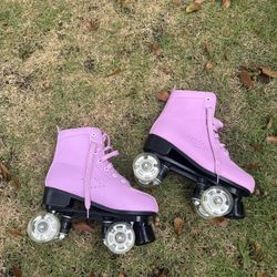 Pink Women Roller Skates