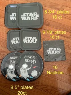 Star Wars Party Plates - Factory Sealed