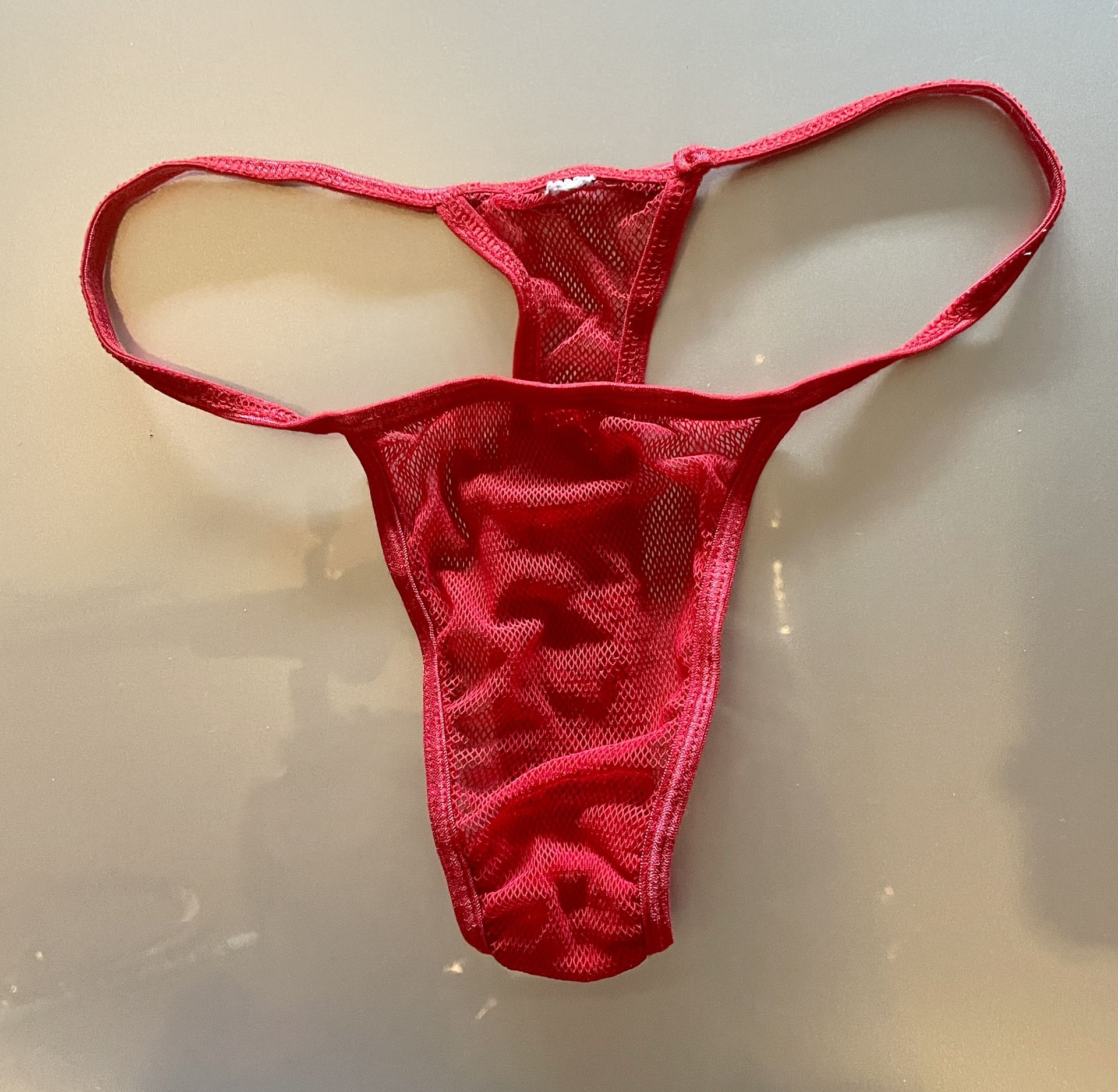 Men’s Red Thong Underwear – Novelty – One Size