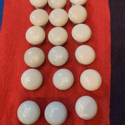 White Ceramic Cabinet Knobs set Of 12 Knobs