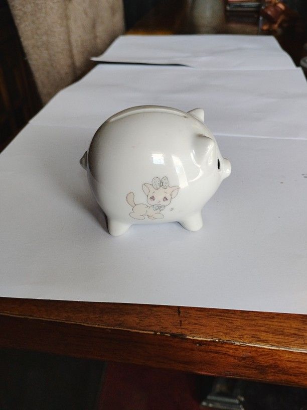 Precious Moments Baby Piggy Bank