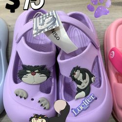 Purple Lucifer Disney Sandals Size 37-38