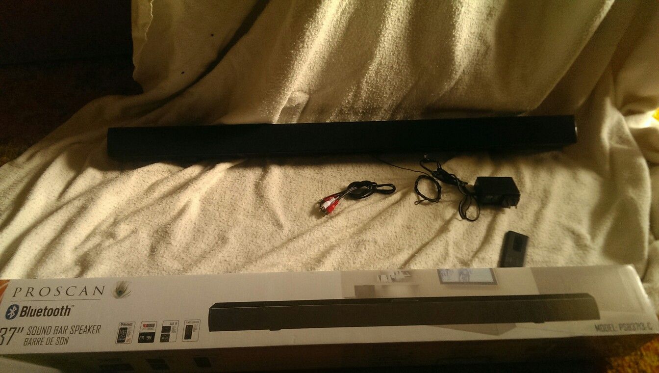 Soundbar speaker system w/ Bluetooth