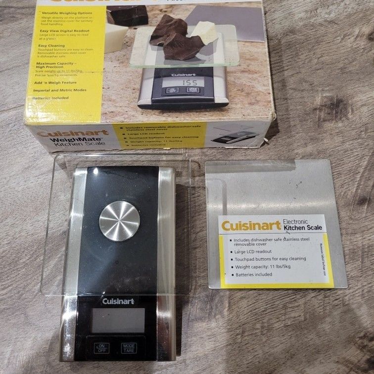 Cuisinart weighmate top digital kitchen scale
