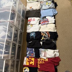 Size Small And Medium Big T Shirt Lot Basketball, Football, Graphics, Cartoons, Shows, Fashion