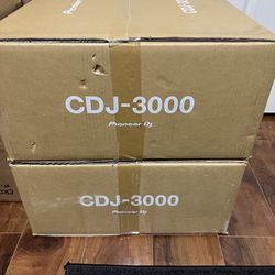 2X Pioneer CDJ 3000 DJ Media Players Brand New In Box